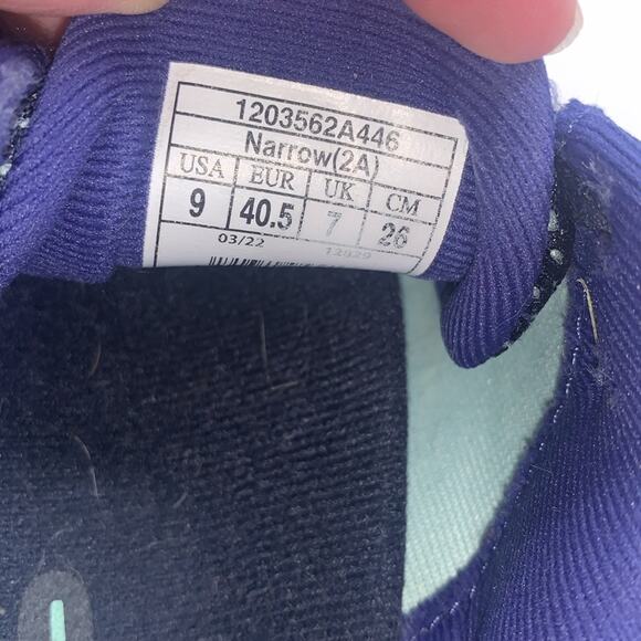 BROOKS Ghost 14 Women’s Running Shoes. Peacoat Yucca Navy. Size 9 NARROW (2A). - Picture 14 of 16